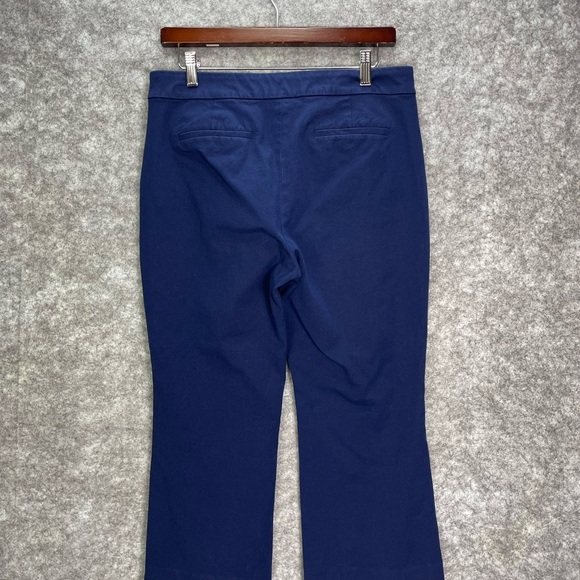 J.Crew Women’s Kelsey Pant Size 10 Solid Blue Straight Leg Casual Work - Picture 9 of 11